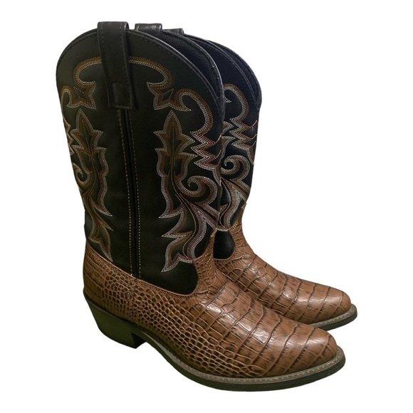 MASTERSON Co. Leather Western Cowboy Boots Men’s Size 10.5D Coastal Cowb… - Picture 9 of 16